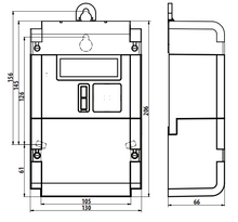 Load image into Gallery viewer, Iskra AM550-1PH Single Phase Direct Connected Check Meter