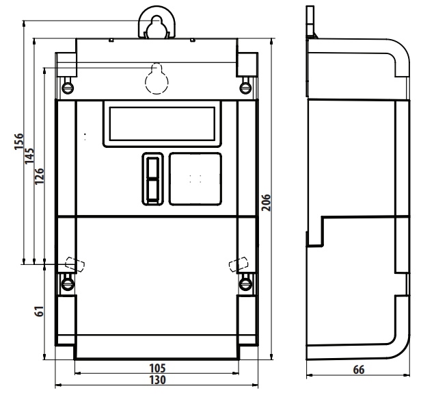Iskra AM550-1PH Single Phase Direct Connected Check Meter