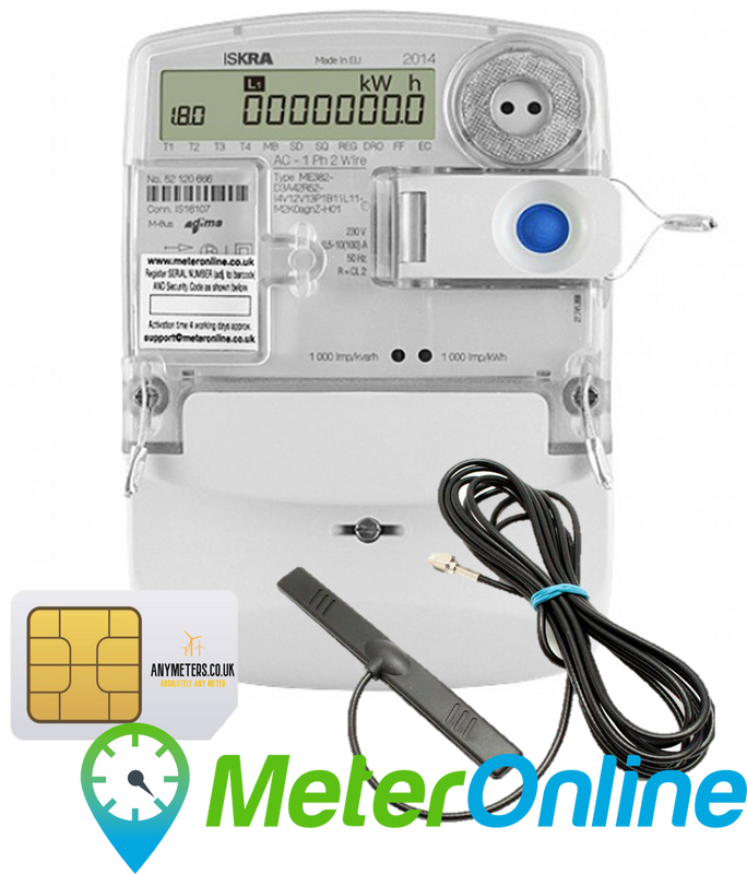 Iskra ME382 Single Phase Remote Monitoring Meter ( MeterOnline Ready)