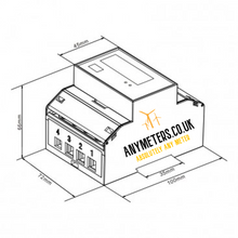 Load image into Gallery viewer, Smart Process SDM72D Modbus MID Three Phase Power Analyser