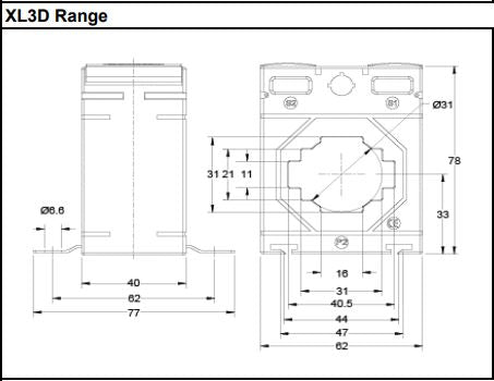 XL3D Current transformer