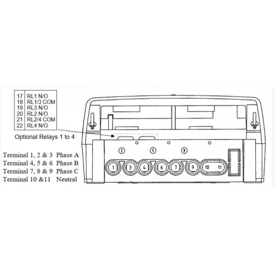Elster A1700 CT Operated Three Phase Power Analyser ( MeterOnline Ready )