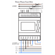 Load image into Gallery viewer, Smart Process SDM630MCT Modbus MID Three Phase Power Analyser