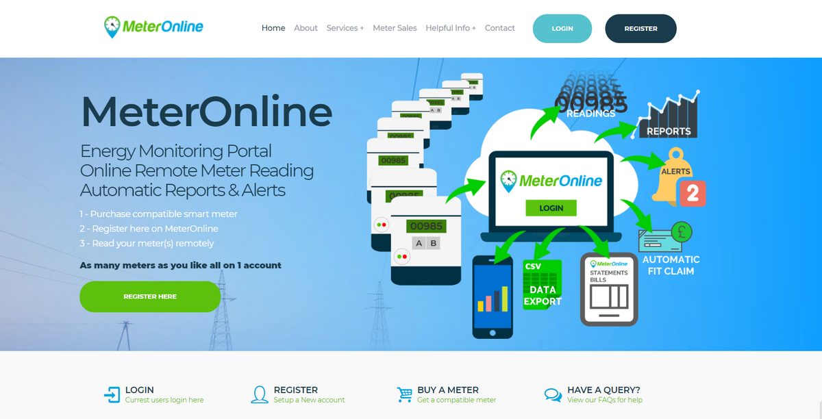 AnyMeters.co.uk MeterOnline How To Register Your Meter With MeterOnline