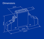 Bundle: SDM120CT-PULSE & CT132 Solid Core Current Transformer