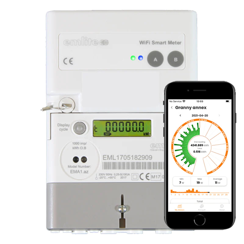 EmLite Wifi Smart Meter (App Monitoring)