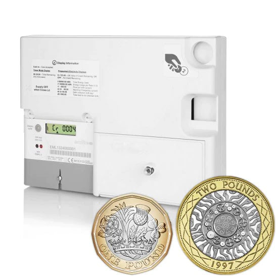 EmLite Prepay 20p & £1 Timer Coin Meter