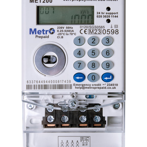 Metro 200 Single Phase Prepay Meter