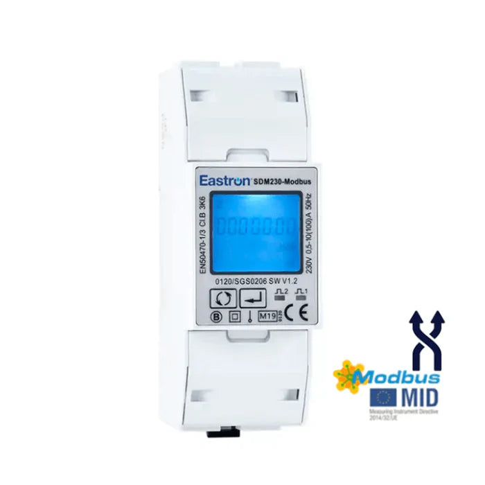 Smart Process SDM230-2T-MID Single Phase Power Analyser