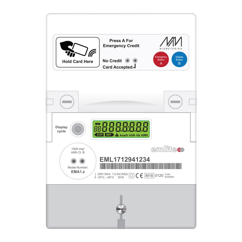 EmLite RFID Card Meter for caravans 