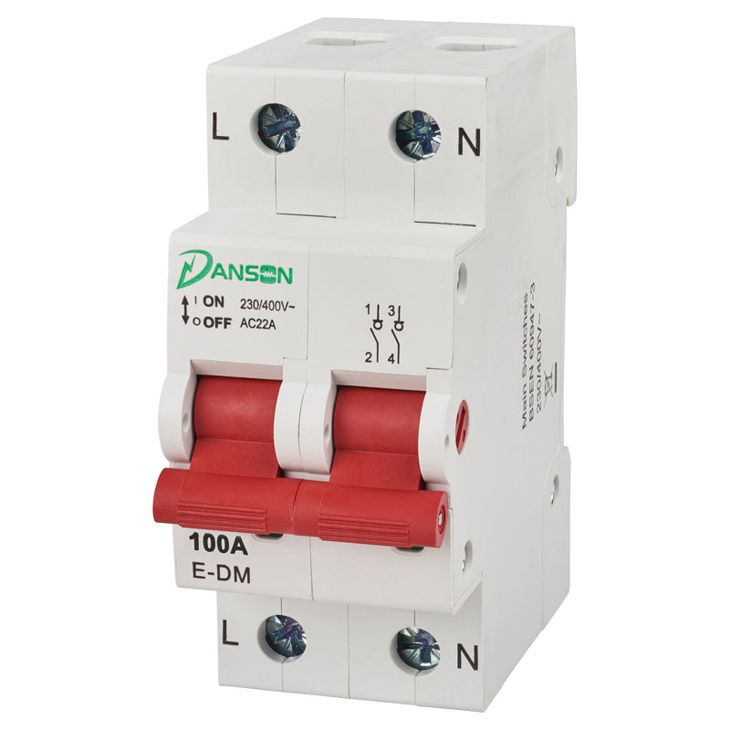 Danson 4 Module 100A Rated Consumer Unit