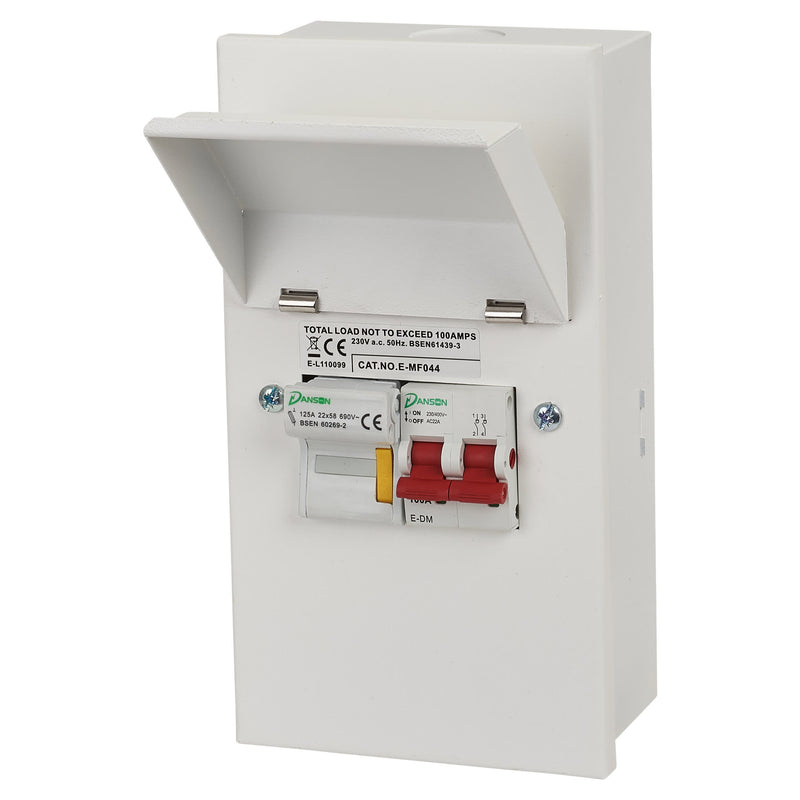 Danson 4 Module 100A Rated Consumer Unit
