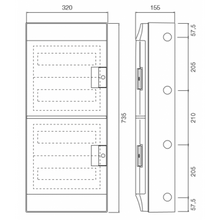 Load image into Gallery viewer, ABB 48 Way Wall Mounted  Din Rail Enclosure
