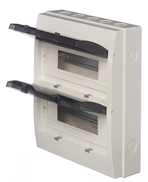 24 Way Wall Mounted Din Rail Enclosure