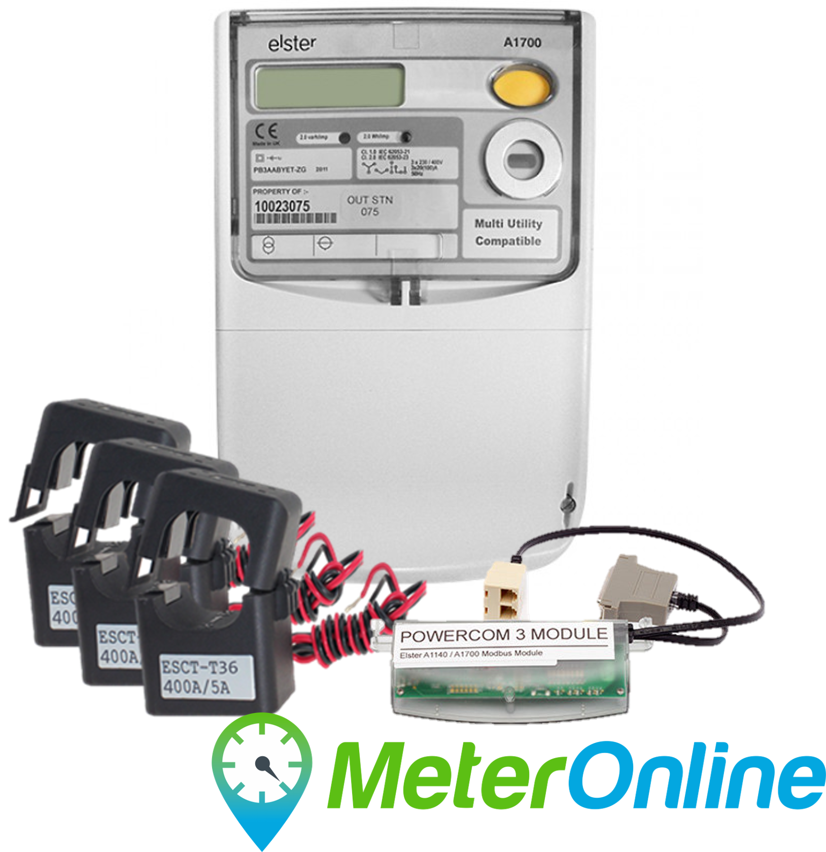 Elster A1700 CT Operated Three Phase Power Analyser