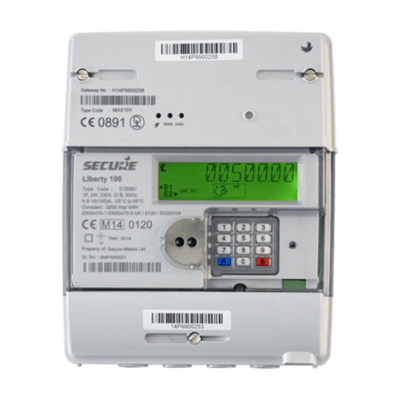 Secure Liberty 100 Single Phase Meter (With MeterPay)