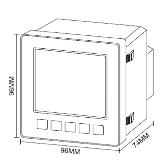 Eastron Smart X96-1E-MID Panel Meter