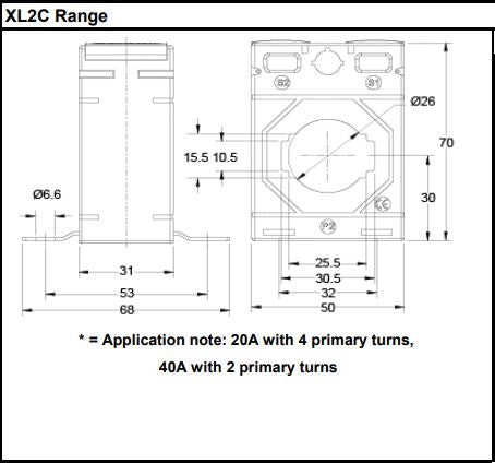 XL2C Current Transformer