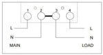 AnyMeters.co.uk Kholer AEL MF1.11 Single Phase Wall Mounted Wiring Diagram