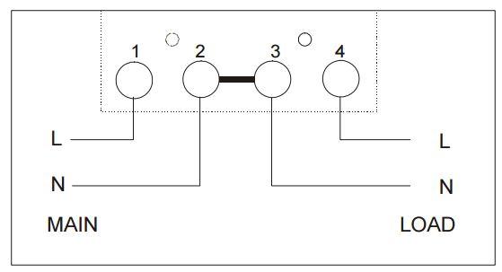 AnyMeters.co.uk Kholer AEL MF1.11 Single Phase Wall Mounted Wiring Diagram