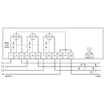 AnyMeters.co.uk Emlite EMP1 Three Phase Wall Mounted Meter Wiring Diagram 